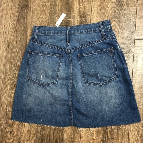 NWT madewell denim mini skirt - Picture 2 of 4